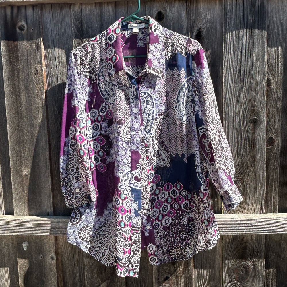 Coldwater Creek lightweight blouse.